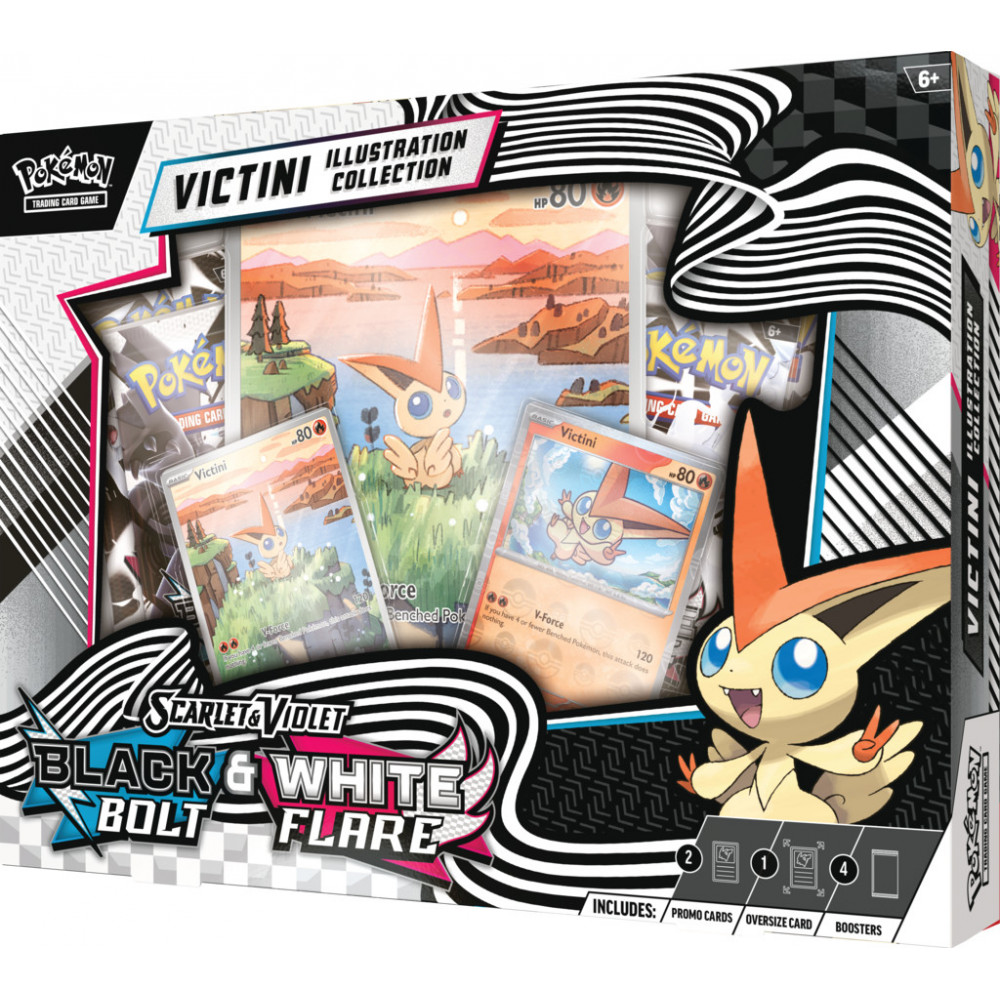 Black Bolt & White Flare - Unova Victini Illustration Collection