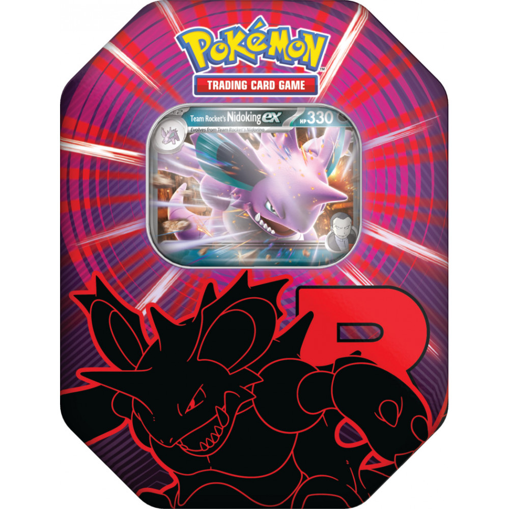 Pokemon TCG: Team Rocket Tin - Nidoking ex
