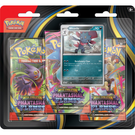 Phantasmal Flames - 3-Pack blister (Weavile)