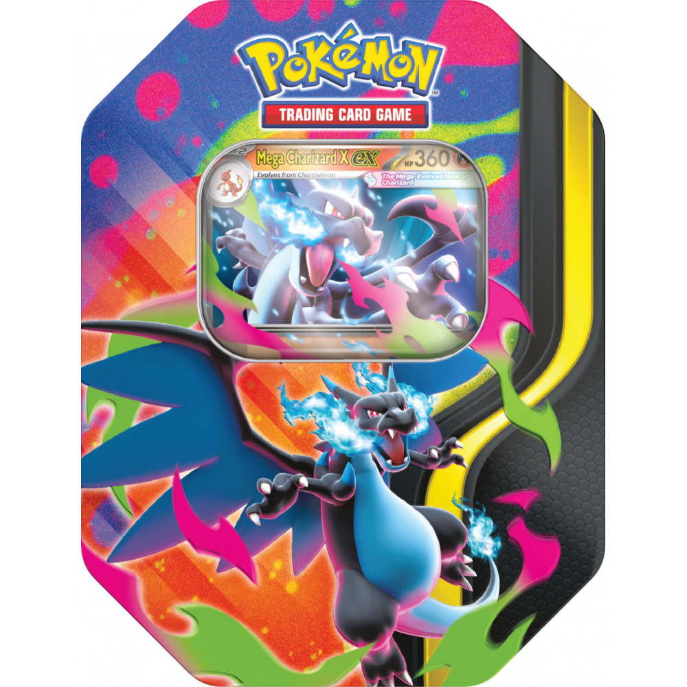 Mega Charizard Tin - Mega Charizard X ex