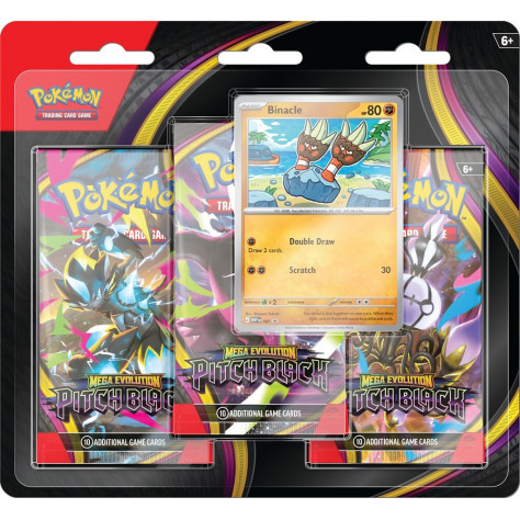 Pitch Black - 3-Pack Blister (Binacle)